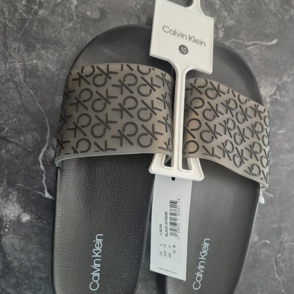 Calvin Klein Logo Slide Sandals – Size 10 – NWT - Picture 2 of 4